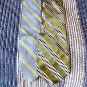 Green men ties